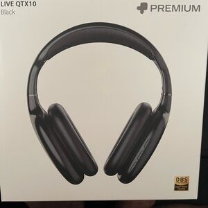 PREMIUM LIVE QTX10 Noise Isolation Deep Bass Bluetooth Over-Ear Headphones New